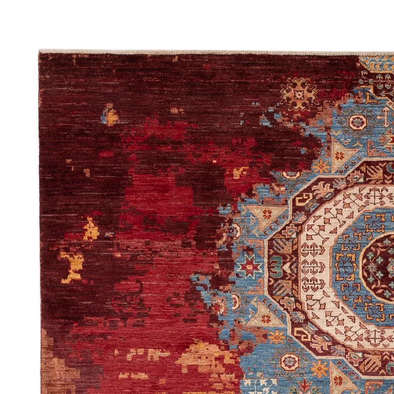 Designer Teppich 205x295cm - mehrfarbig
