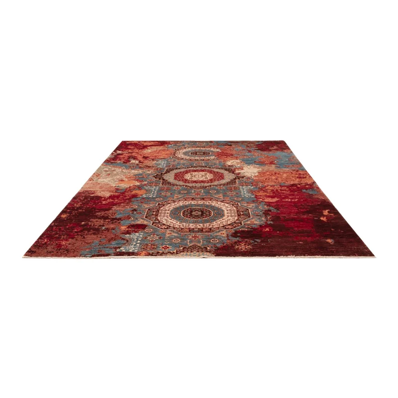 Designer Teppich 205x295cm - mehrfarbig