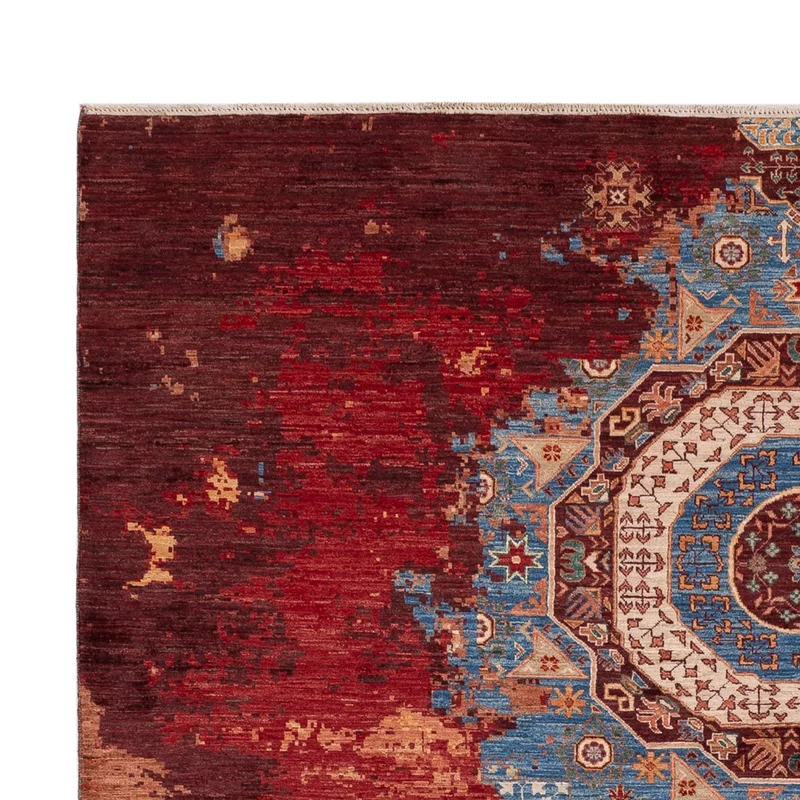 Designer Teppich 207x291cm - mehrfarbig