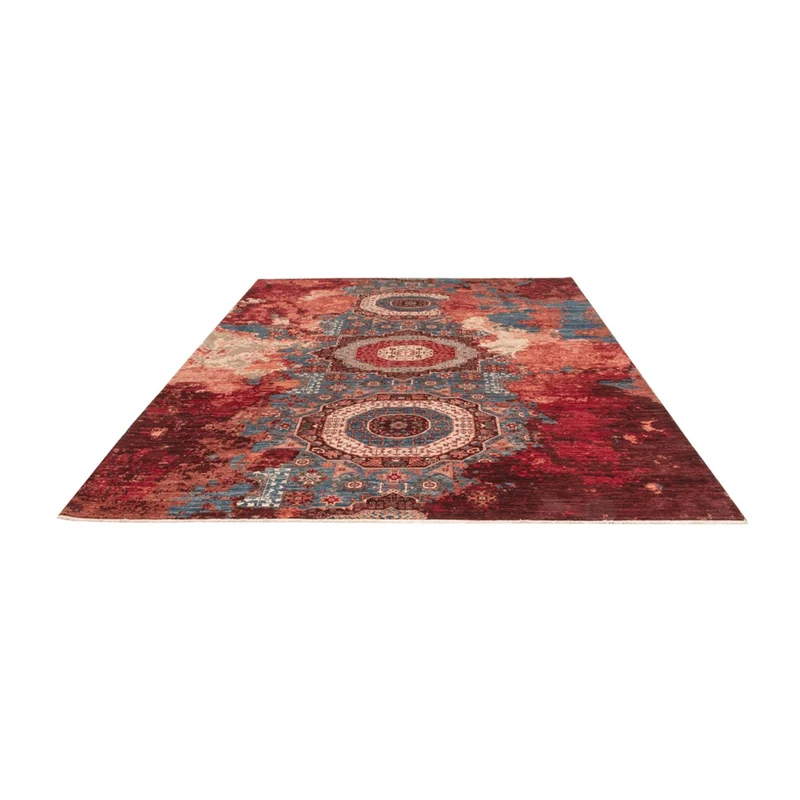 Designer Teppich 207x291cm - mehrfarbig