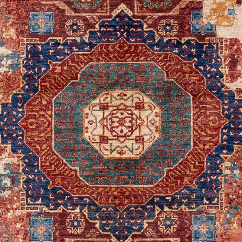 Designer Teppich 201x297cm - mehrfarbig