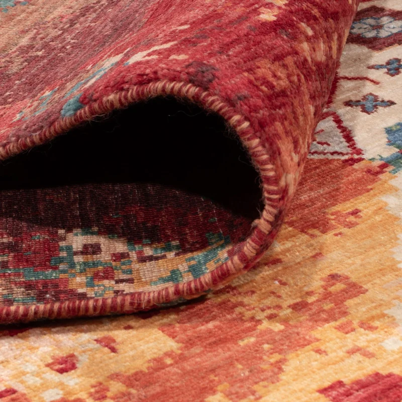 Designer Teppich 204x294cm - mehrfarbig