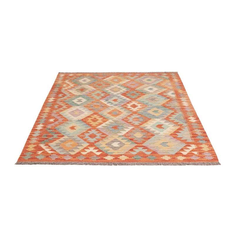 Kelim Maimene Teppich 124x175cm - mehrfarbig