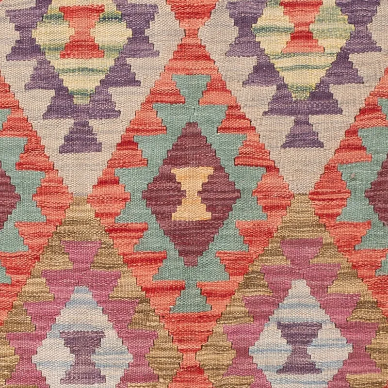 Kelim Maimene Teppich 119x173cm - mehrfarbig