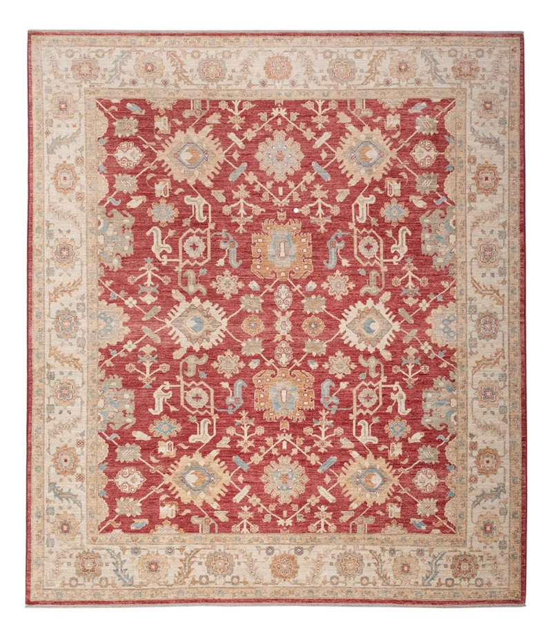 Ziegler Teppich 253x296cm - Orientteppich - rot