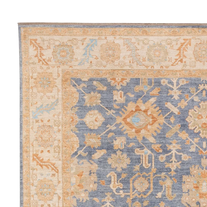 Ziegler Teppich 252x297cm - Orientteppich - blau