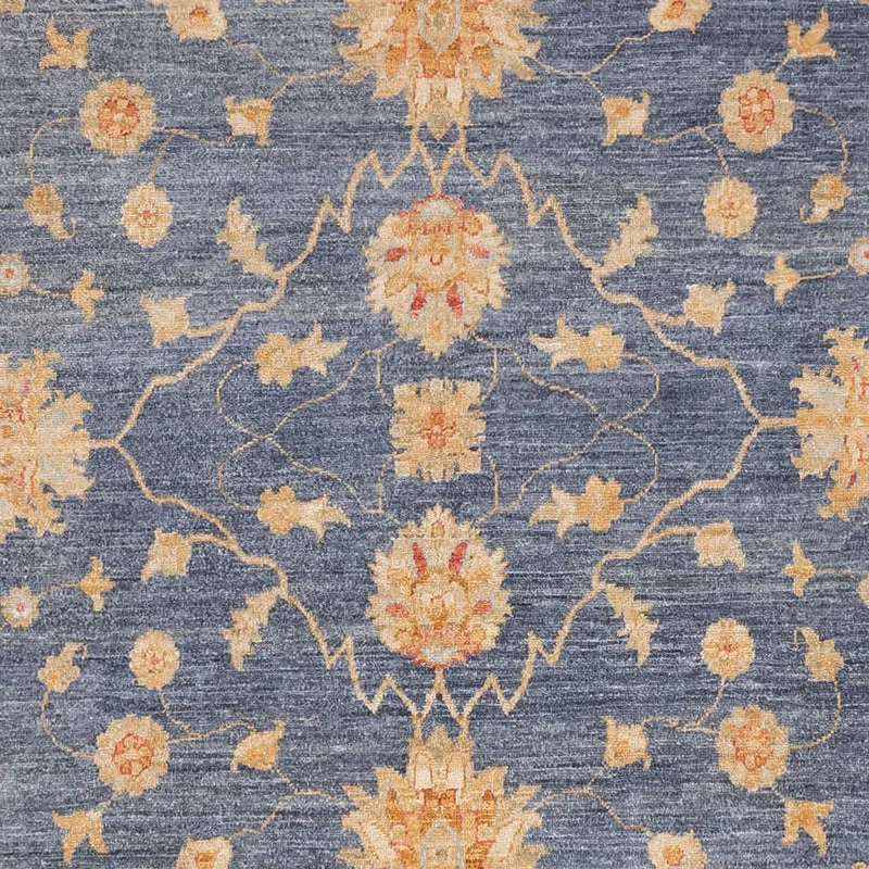 Ziegler Teppich 250x299cm - Orientteppich - blau