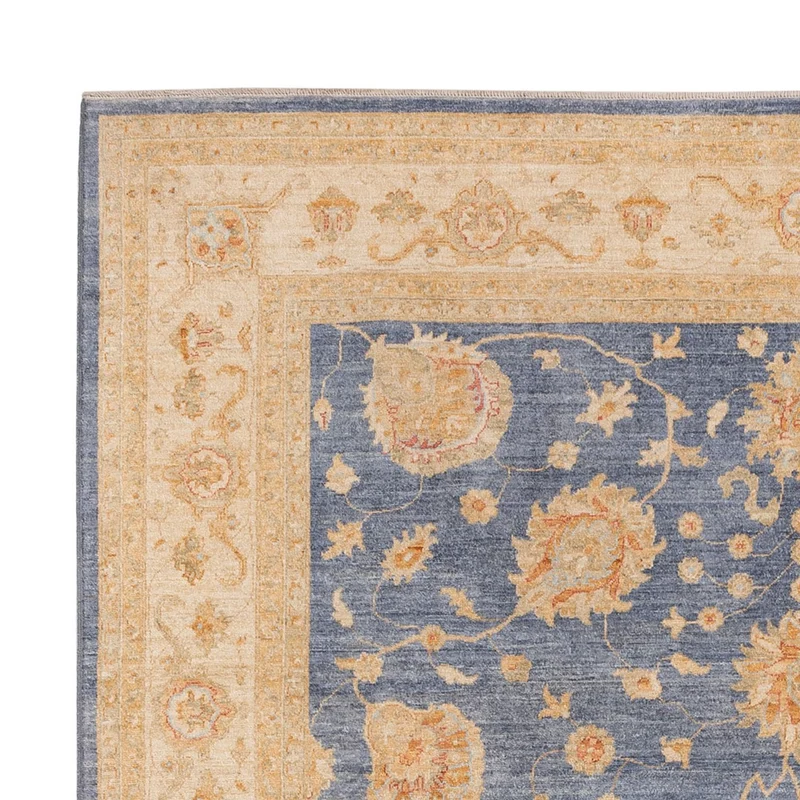 Ziegler Teppich 250x299cm - Orientteppich - blau