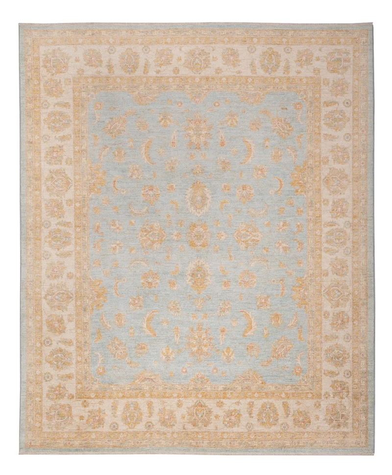 Ziegler Teppich 248x299cm - Orientteppich - hellblau