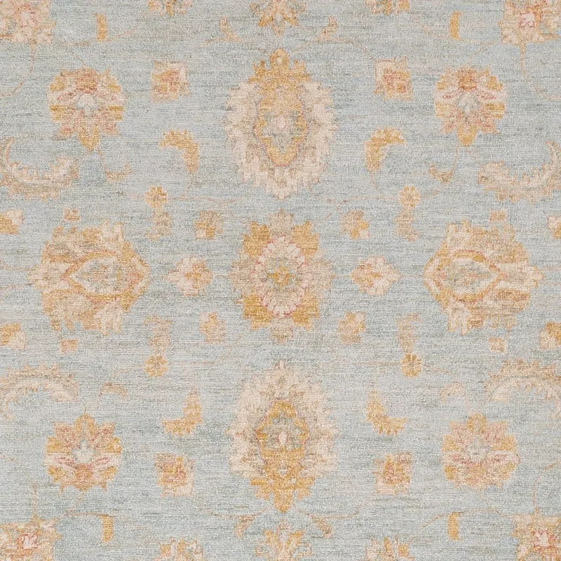 Ziegler Teppich 248x299cm - Orientteppich - hellblau