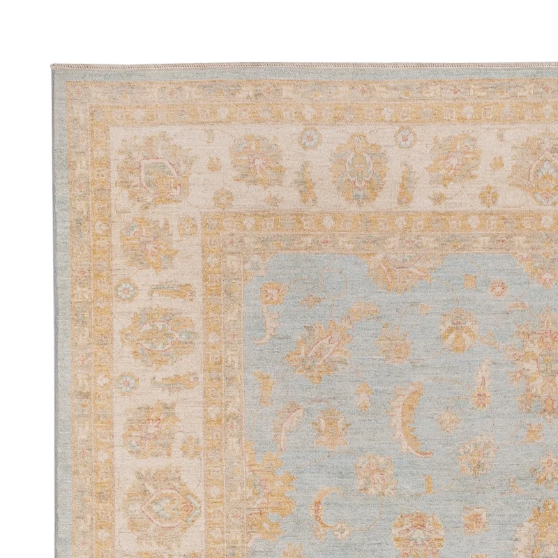 Ziegler Teppich 248x299cm - Orientteppich - hellblau