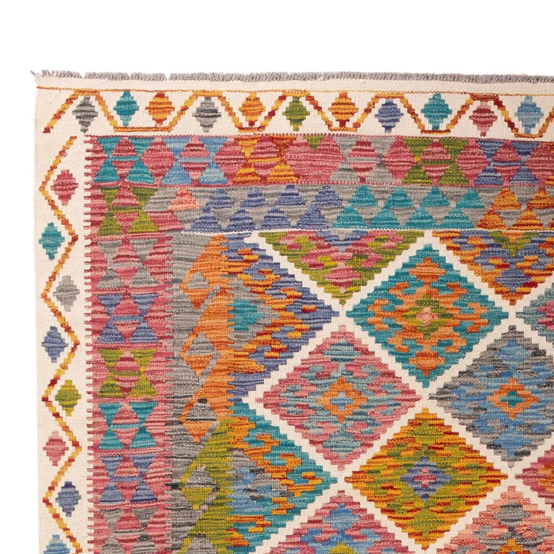 Kelim Maimene Teppich 200x290cm - mehrfarbig