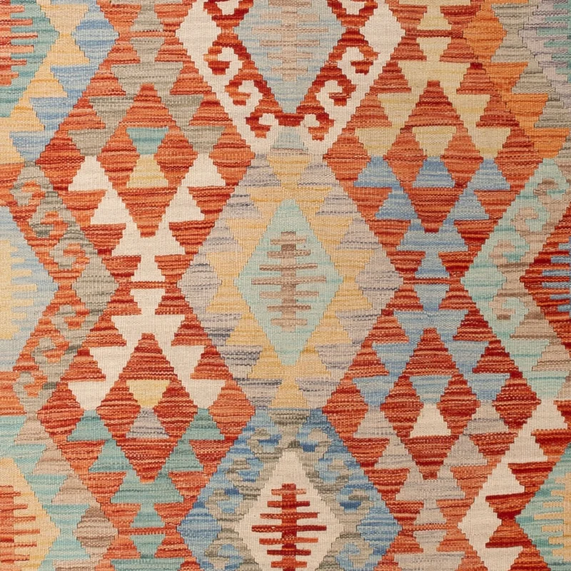 Kelim Maimene Teppich 198x292cm - mehrfarbig
