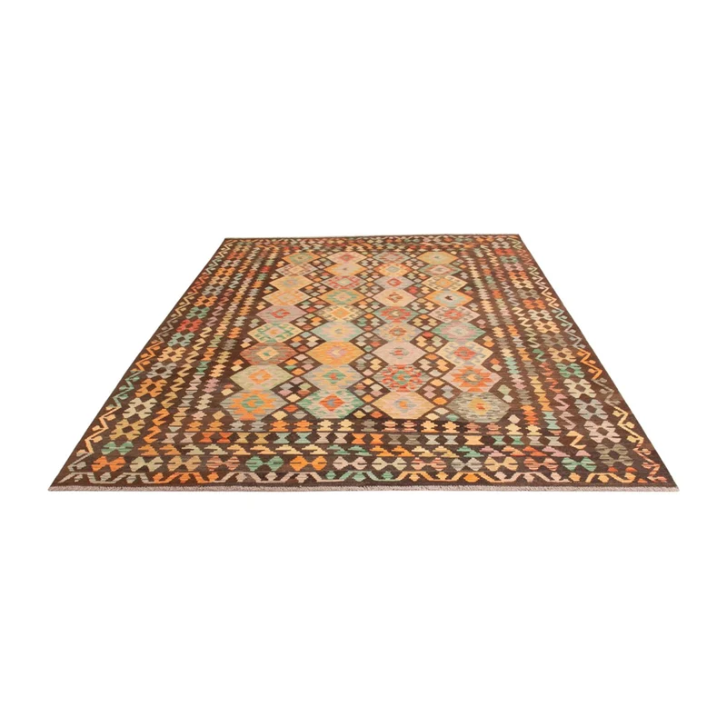 Kelim Maimene Teppich 195x290cm - mehrfarbig