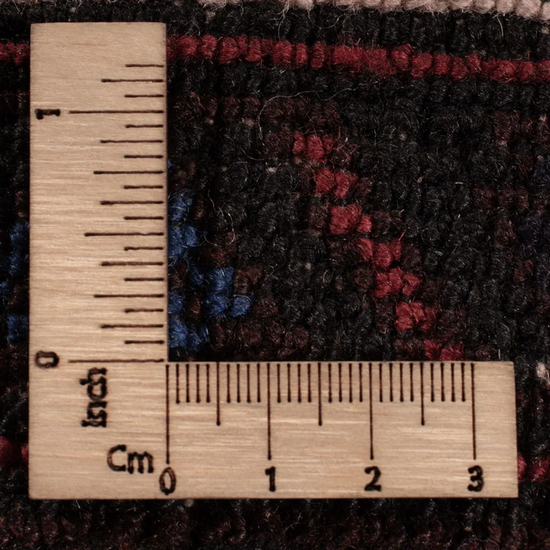 Belutsch Teppich 123x188cm - Orientteppich - dunkelrot