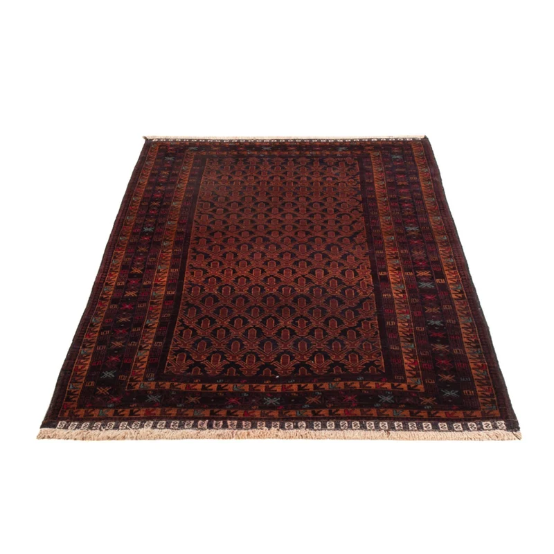 Belutsch Teppich 114x200cm - Orientteppich - dunkelrot