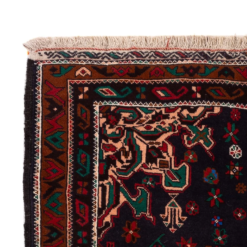 Belutsch Teppich - 105 x 180 cm - dunkelblau