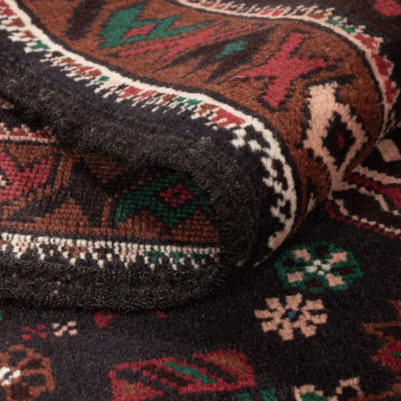 Belutsch Teppich - 105 x 180 cm - dunkelblau