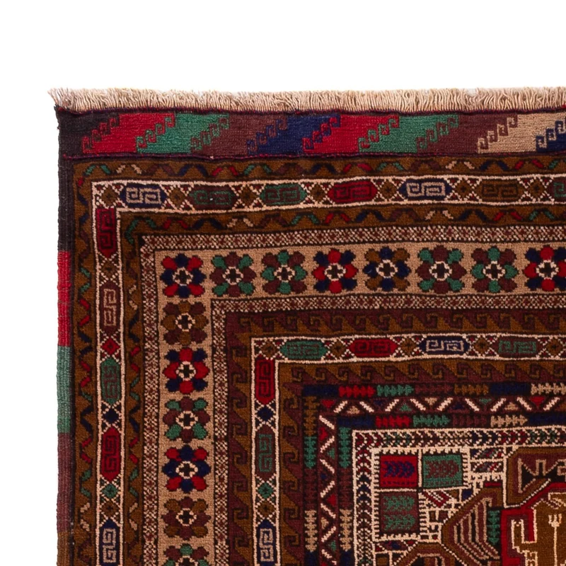 Läufer Belutsch - 110 x 204 cm - dunkelbeige