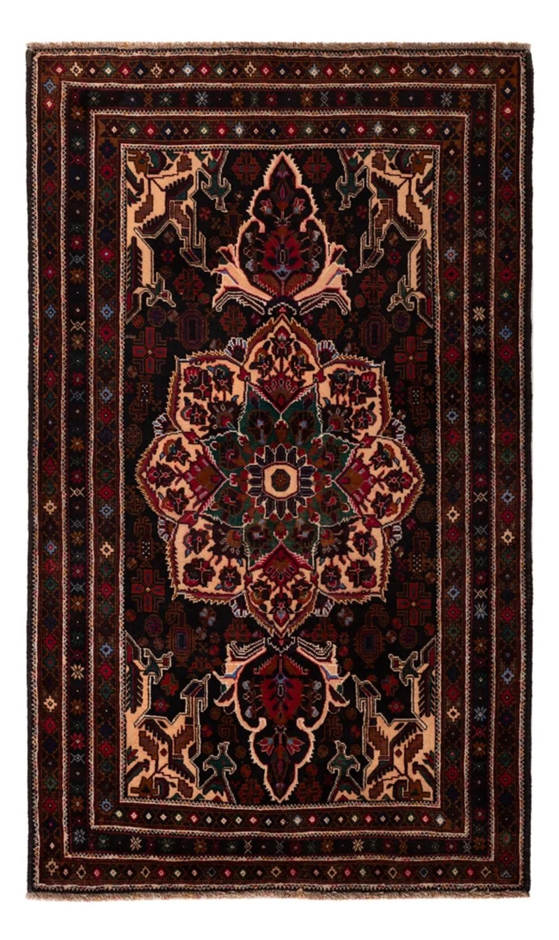 Belutsch Teppich 115x202cm - Orientteppich - mehrfarbig