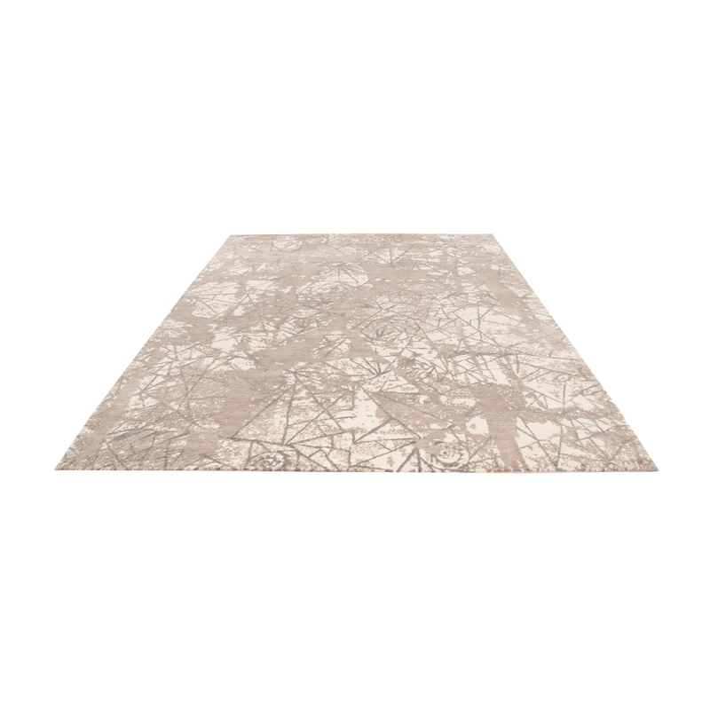 Designer Teppich 204x304cm - silber
