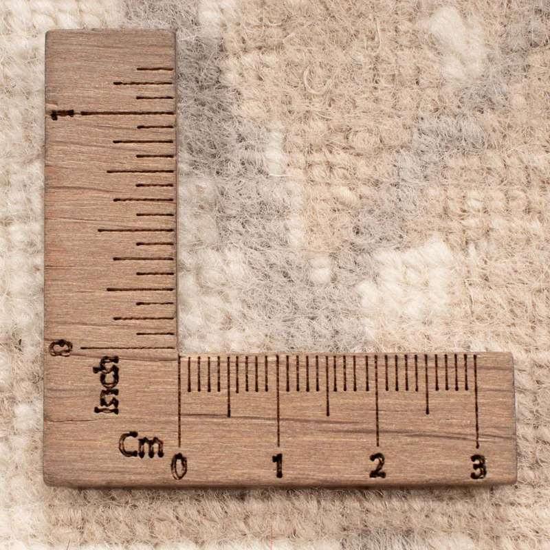 Designer Teppich 204x304cm - silber