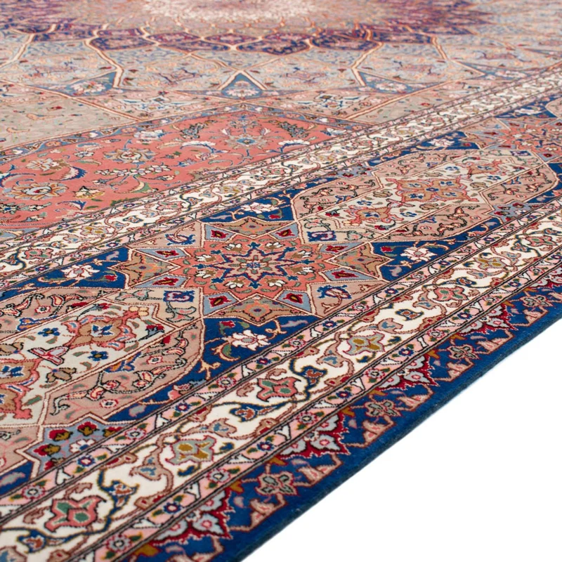 Täbriz - 50 Raj Teppich 344x498cm - Perserteppich - mehrfarbig