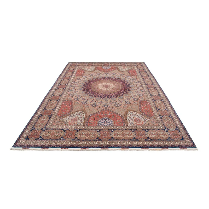 Täbriz - 50 Raj Teppich 344x498cm - Perserteppich - mehrfarbig
