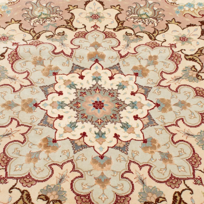 Täbriz - 70 Raj Teppich 394x600cm - Perserteppich - beige