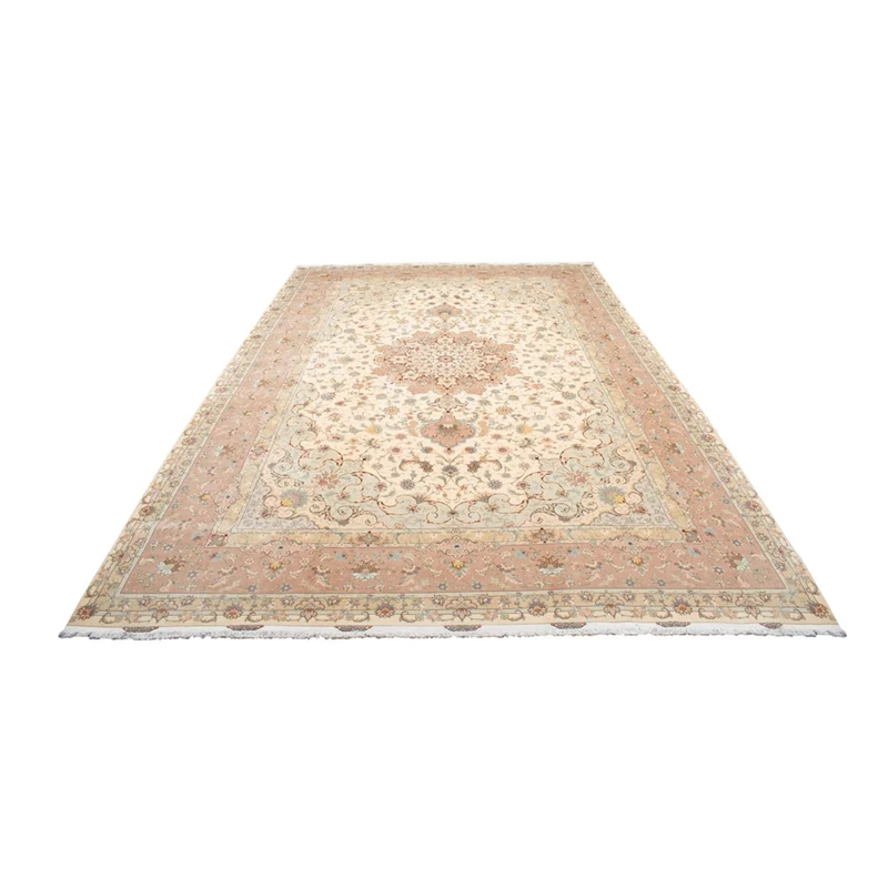 Täbriz - 70 Raj Teppich 394x600cm - Perserteppich - beige