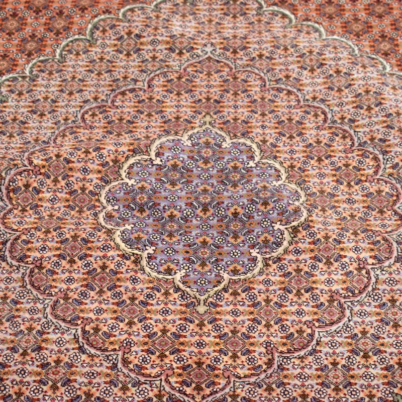 Täbriz - 60 Raj Teppich 360x490cm - Perserteppich - dunkelblau