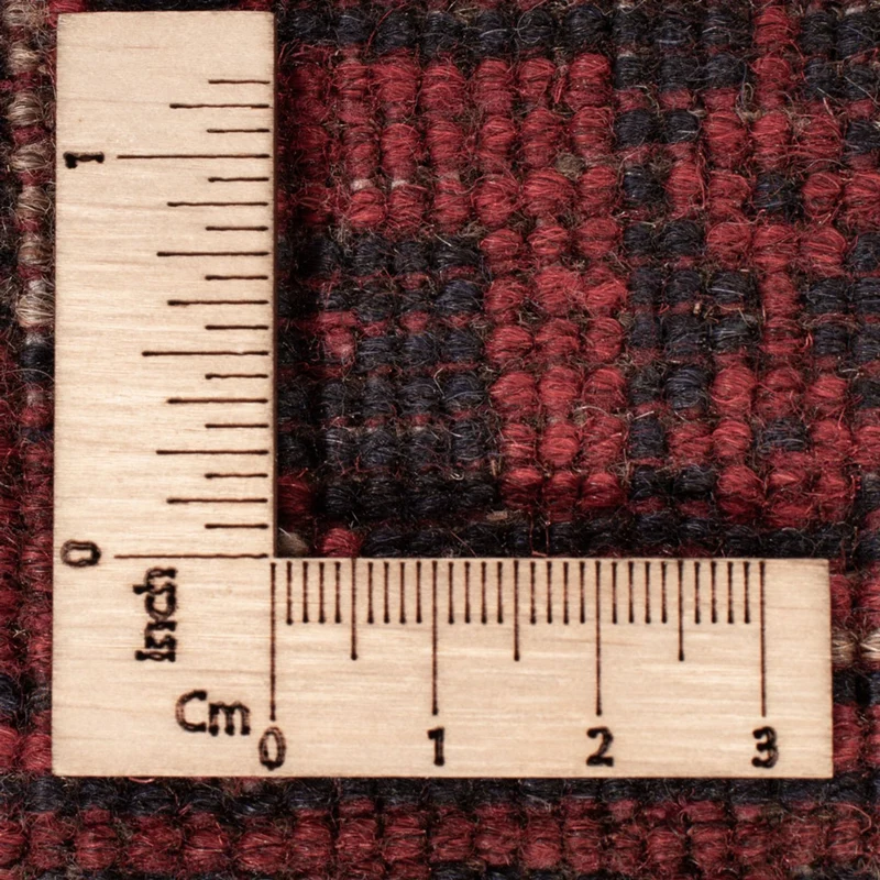 Afghan Teppich - Kunduz - 130 x 201 cm - dunkelrot