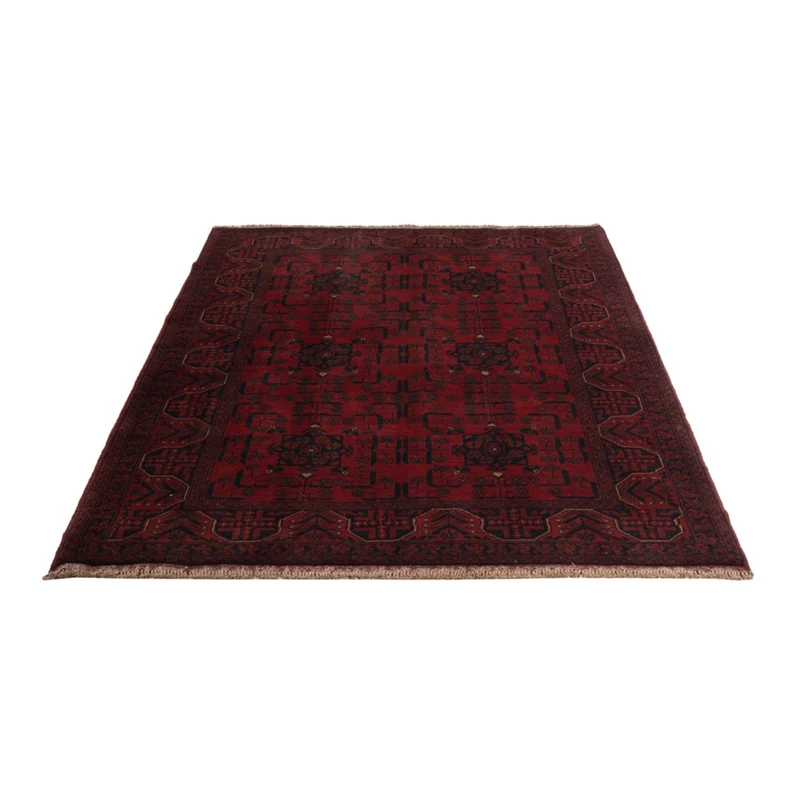 Khal Mohammadi Teppich 132x199cm - Orientteppich - dunkelrot