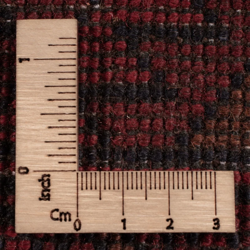 Afghan Teppich - Kunduz - 129 x 196 cm - dunkelrot