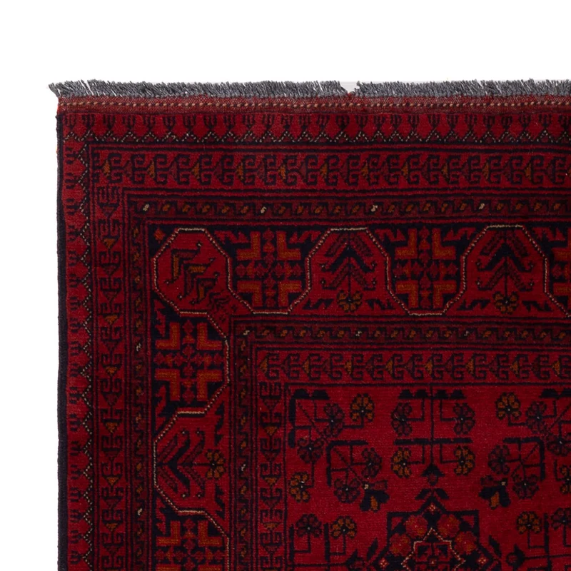 Khal Mohammadi Teppich 129x198cm - Orientteppich - dunkelrot
