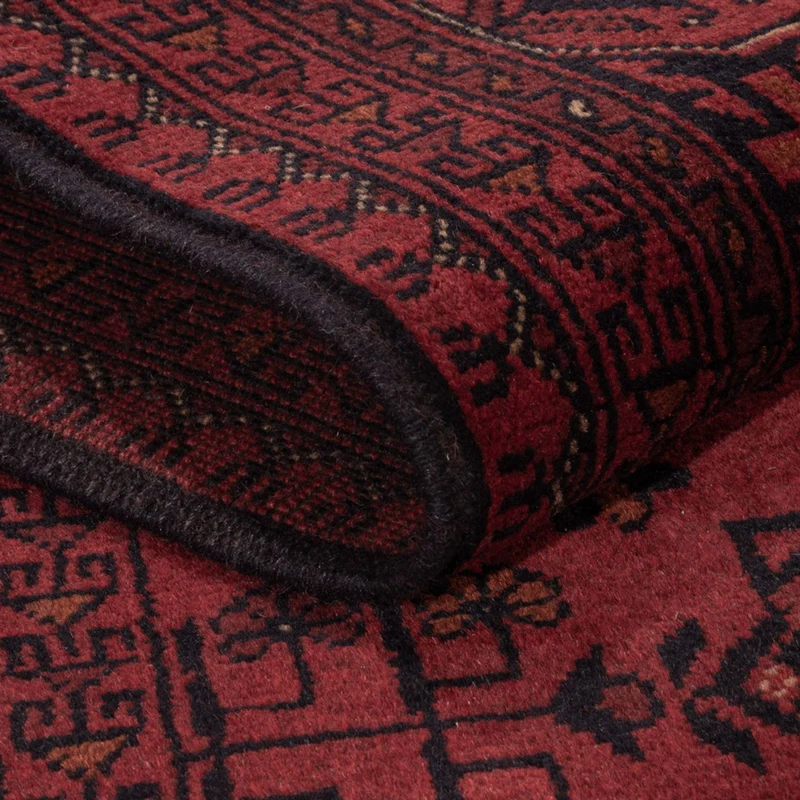 Khal Mohammadi Teppich 129x198cm - Orientteppich - dunkelrot