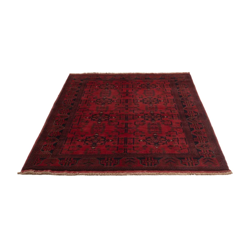 Khal Mohammadi Teppich 130x198cm - Orientteppich - dunkelrot