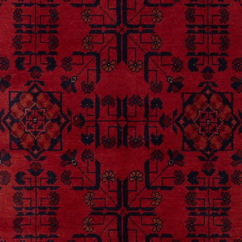 Khal Mohammadi Teppich 133x194cm - Orientteppich - dunkelrot