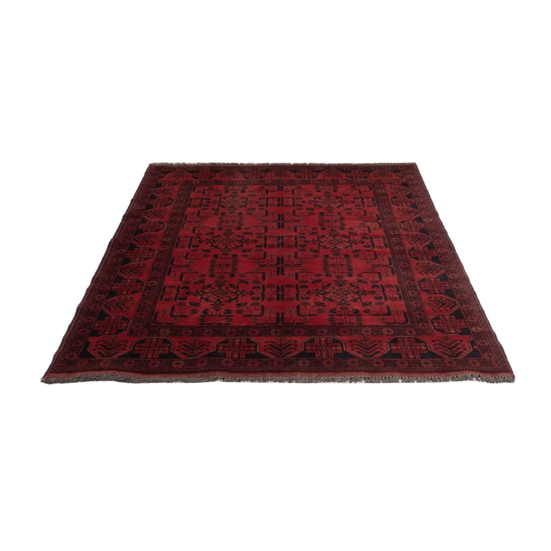 Khal Mohammadi Teppich 133x194cm - Orientteppich - dunkelrot
