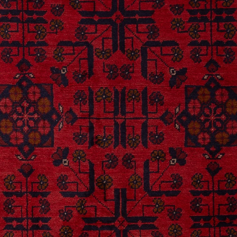 Khal Mohammadi Teppich 130x196cm - Orientteppich - dunkelrot