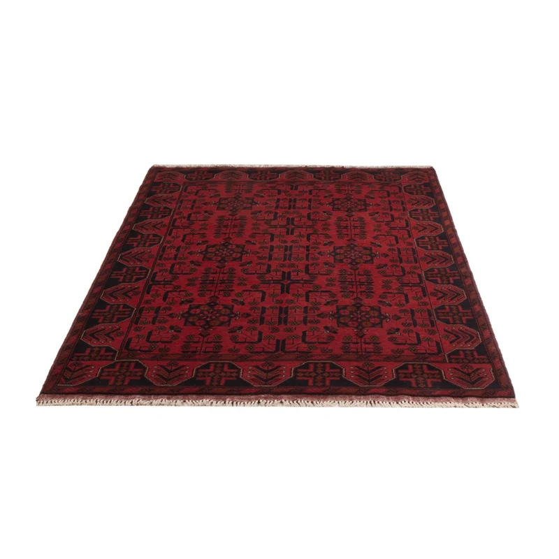 Khal Mohammadi Teppich 130x196cm - Orientteppich - dunkelrot