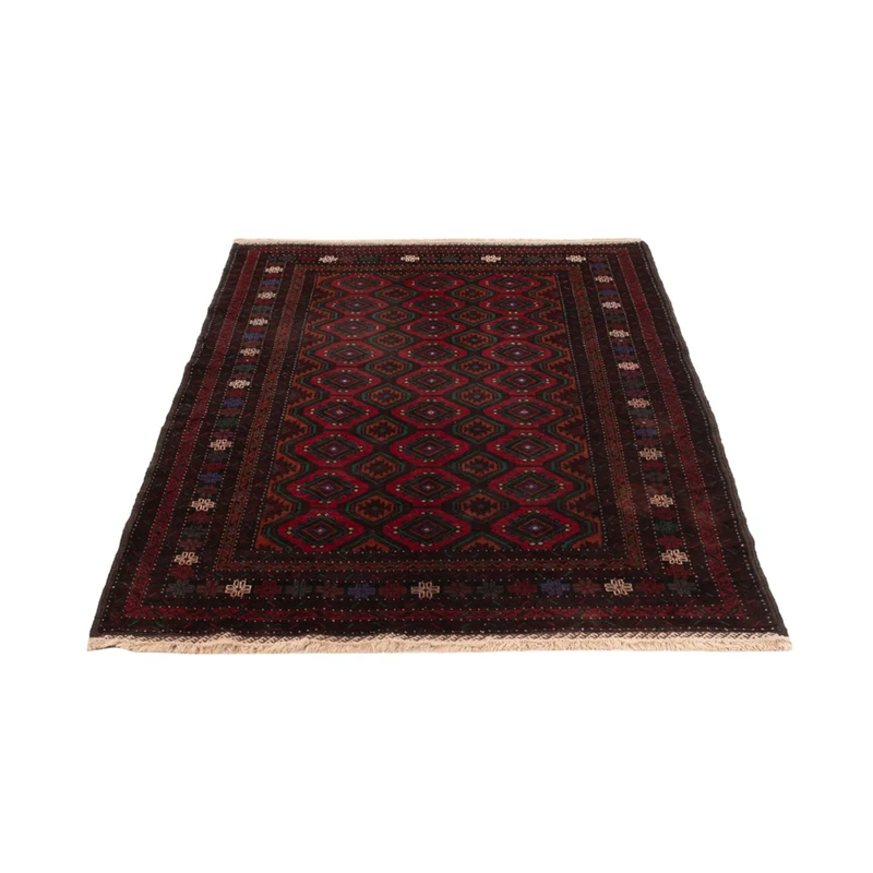 Belutsch Teppich - 120 x 203 cm - dunkelrot