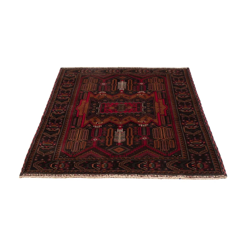 Belutsch Teppich - 117 x 195 cm - dunkelrot