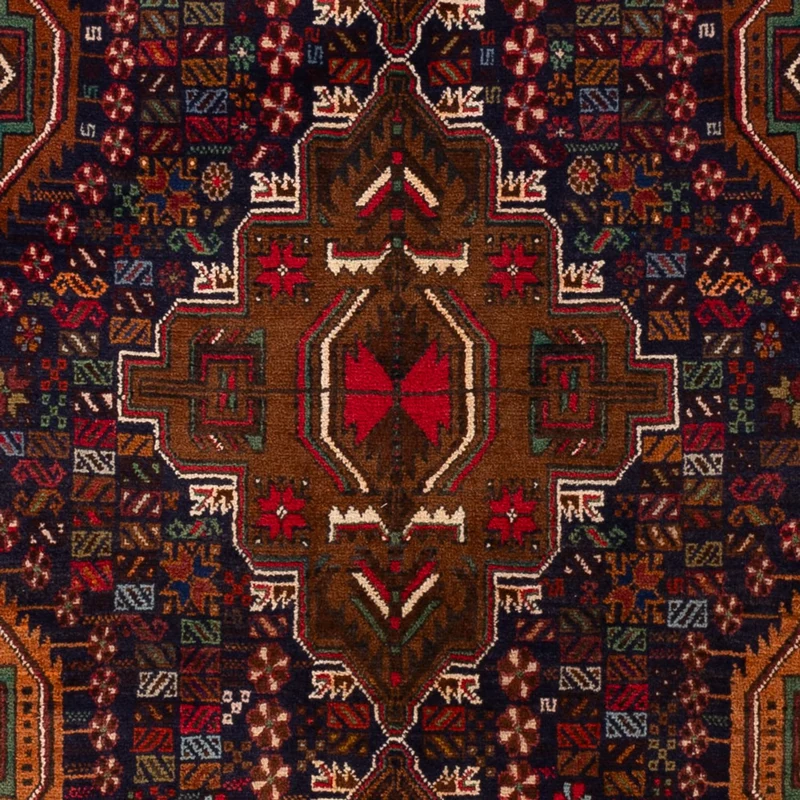 Belutsch Teppich - 117 x 200 cm - dunkelrot
