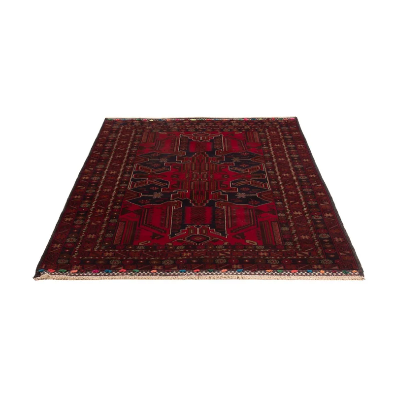 Belutsch Teppich - 116 x 184 cm - dunkelrot