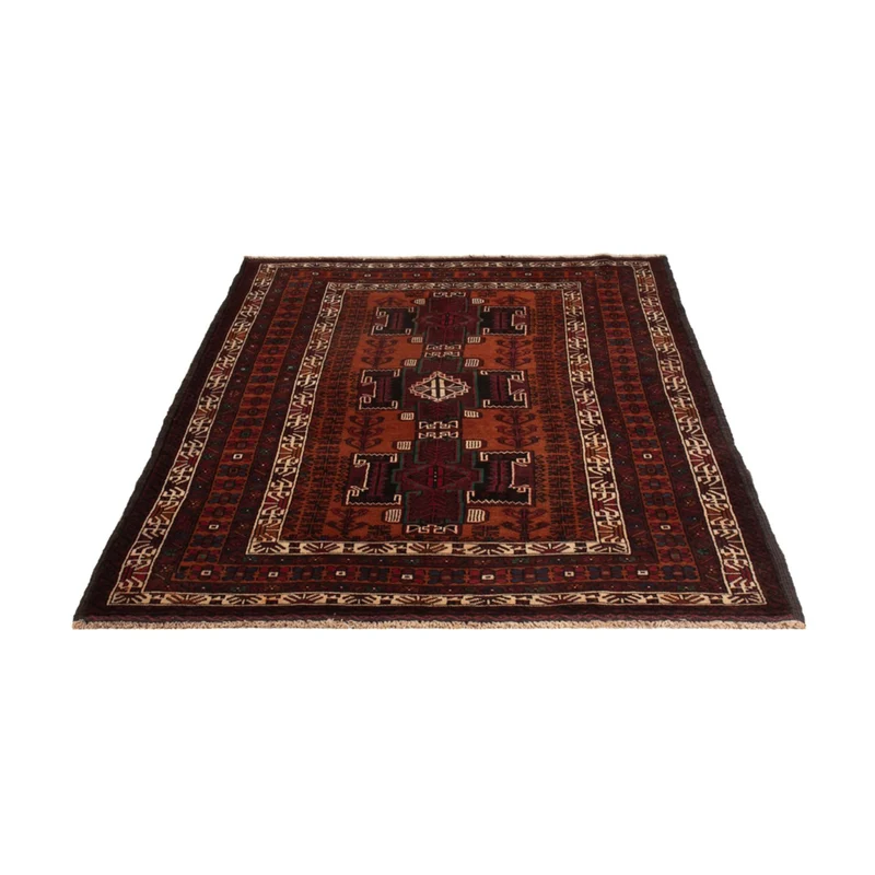 Belutsch Teppich - 123 x 198 cm - dunkelrot