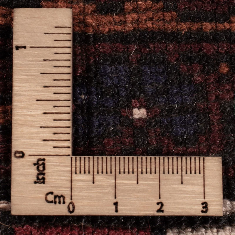Belutsch Teppich - 123 x 198 cm - dunkelrot