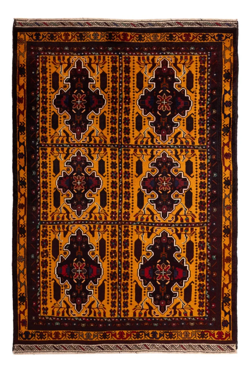 Belutsch Teppich 126x185cm - Orientteppich - beige