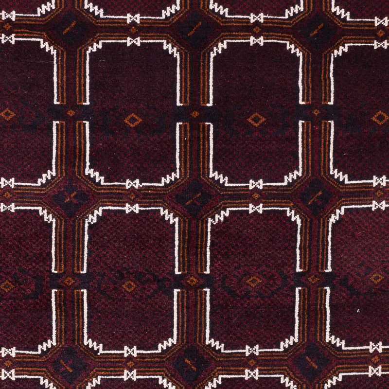 Belutsch Teppich 130x207cm - Orientteppich - dunkelbraun