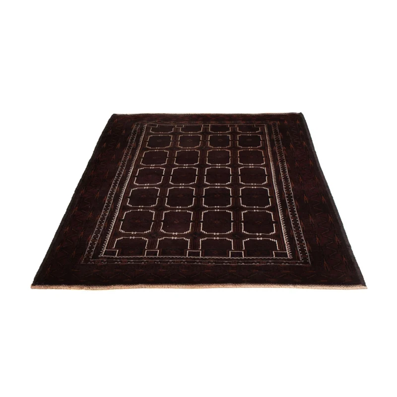 Belutsch Teppich 130x207cm - Orientteppich - dunkelbraun
